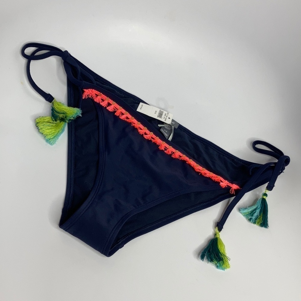 NWT Aerie swim teeny fringe tassel bikini bottoms size XL